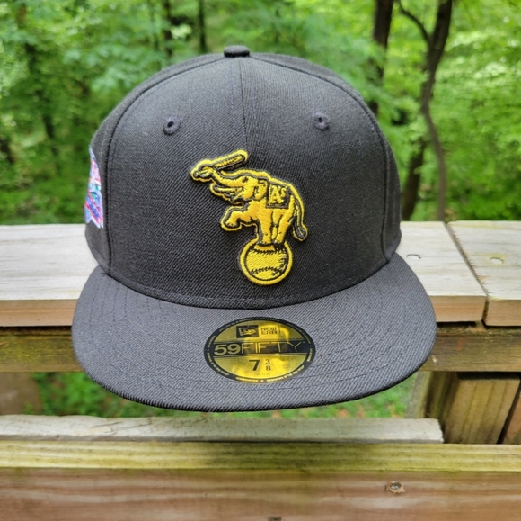 New Era Other - 🔥🐘NWT Oakland A's logo cap 7 3/8